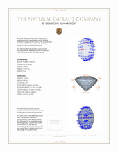 0.44 Ct. Emerald from Zambia 3 D Scan Report