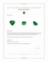 4.96 Ct. Emerald from Zambia Appraisal