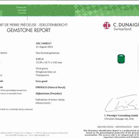 5.92 Ct. Emerald from Afghanistan Scan Report