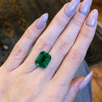 5.92 Ct. Emerald from Afghanistan Life Style