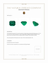 7.03 Ct. Emerald from Zambia Appraisal
