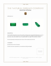 4.18 Ct. Emerald from Zambia Appraisal