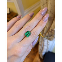 3.79 Ct. Emerald from Zambia Life Style