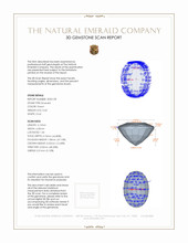 0.43 Ct. Emerald from Zambia 3 D Scan Report