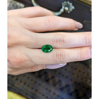 2.58 Ct. Emerald from Zambia Life Style