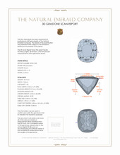 2.15 Ct. Emerald from Colombia 3 D Scan Report