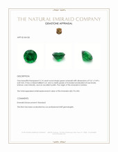 3.14 Ct. Emerald from Zambia Appraisal