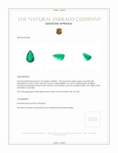 1.48 Ct. Emerald from Colombia Appraisal