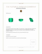 0.70 Ct. Emerald from Colombia Appraisal