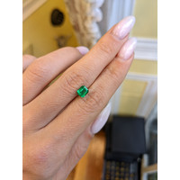 0.70 Ct. Emerald from Colombia Life Style