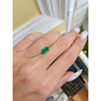0.70 Ct. Emerald from Colombia Life Style