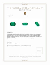 0.52 Ct. Emerald from Colombia Appraisal