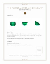 1.14 Ct. Emerald from Colombia Appraisal