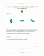 1.58 Ct. Emerald from Zambia Appraisal