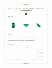 1.05 Ct. Emerald from Zambia Appraisal