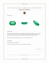 0.39 Ct. Emerald from Zambia Appraisal