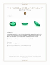 0.39 Ct. Emerald from Zambia Appraisal