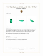 0.71 Ct. Emerald from Zambia Appraisal