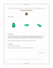 0.56 Ct. Emerald from Zambia Appraisal
