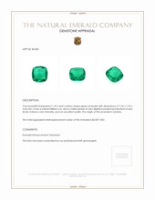 1.39 Ct. Emerald from Zambia Appraisal
