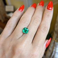 1.80 Ct. Emerald from Zambia Life Style