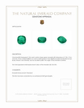 1.84 Ct. Emerald from Zambia Appraisal