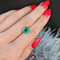 1.84 Ct. Emerald from Zambia Life Style