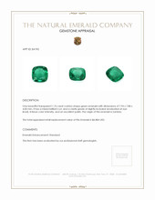 1.76 Ct. Emerald from Zambia Appraisal