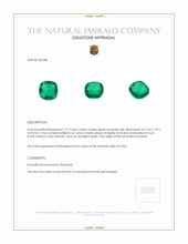 1.77 Ct. Emerald from Zambia Appraisal