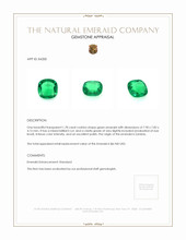 1.78 Ct. Emerald from Zambia Appraisal