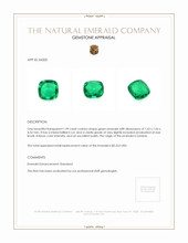 1.99 Ct. Emerald from Zambia Appraisal