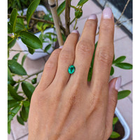 1.21 Ct. Emerald from Zambia Life Style