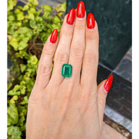 8.69 Ct. Emerald from Zambia Life Style