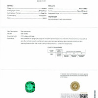 3.21 Ct. Emerald from Zambia Scan Report