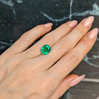 3.21 Ct. Emerald from Zambia Life Style