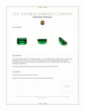 1.27 Ct. Emerald from Afghanistan Appraisal