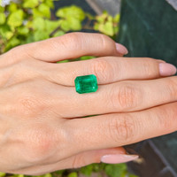4.49 Ct. Emerald from Zambia Life Style
