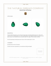 1.96 Ct. Emerald from Zambia Appraisal