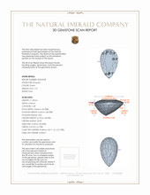 1.76 Ct. Emerald from Zambia 3 D Scan Report