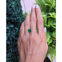 2.10 Ct. Cabochon Emerald from Zambia Life Style