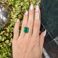 9.94 Ct. Emerald from Zambia Life Style
