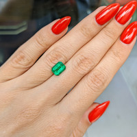 1.72 Ct. Emerald from Zambia Life Style