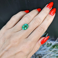 3.32 Ct. Emerald from Zambia Life Style