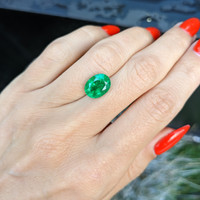 3.33 Ct. Emerald from Zambia Life Style