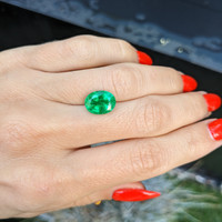 3.33 Ct. Emerald from Zambia Life Style