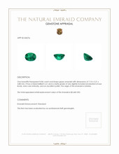 0.86 Ct. Emerald from Zambia Appraisal