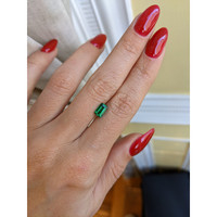 0.78 Ct. Emerald from Zambia Life Style