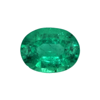 Antique Style Emerald Ring 1.20 Ct., 18K Yellow Gold Combination Stone