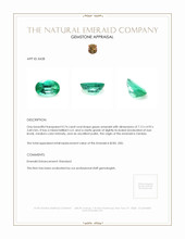 0.74 Ct. Emerald from Zambia Appraisal