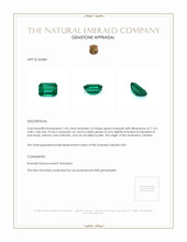 1.05 Ct. Emerald from Zambia Appraisal